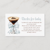 A Tini One Espresso Martini Books for Baby エンクロージャーカード (正面)