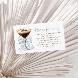 A Tini One Espresso Martini Books for Baby エンクロージャーカード