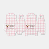 A Tini One Espresso Martini Pink Bow Baby Shower フェイバーボックス (折り畳みなし)