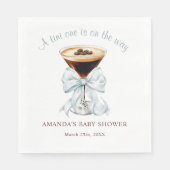 A tini One is on the Way Baby Shower  スタンダードランチョンナプキン (正面)