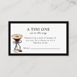 A Tini One is on the Way Baby Shower Enclosure  エンクロージャーカード