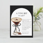 A Tini One is on the Way Baby Shower Thank You  サンキューカード (スタンド正面)