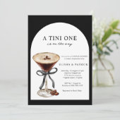 A Tini One Is on the Way Photo Couples Shower  招待状 (スタンド正面)