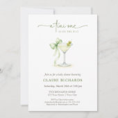 A Tini One Is On The Way Trendy Baby Shower 招待状 (正面)