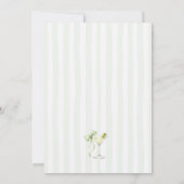 A Tini One Is On The Way Trendy Baby Shower 招待状 (裏面)