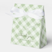 A Tini One Martini Sage Bow Baby Shower Gift フェイバーボックス (正面サイド)