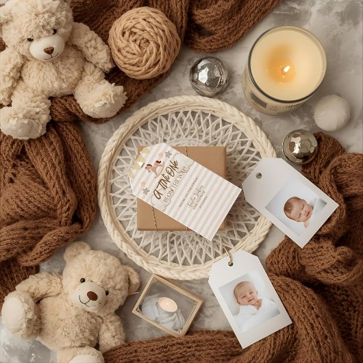 A Tini One On The Way Espresso Martini Baby Shower ギフトタグ