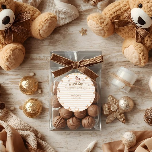 A Tini One On The Way Espresso Martini Baby Shower ラウンドシール