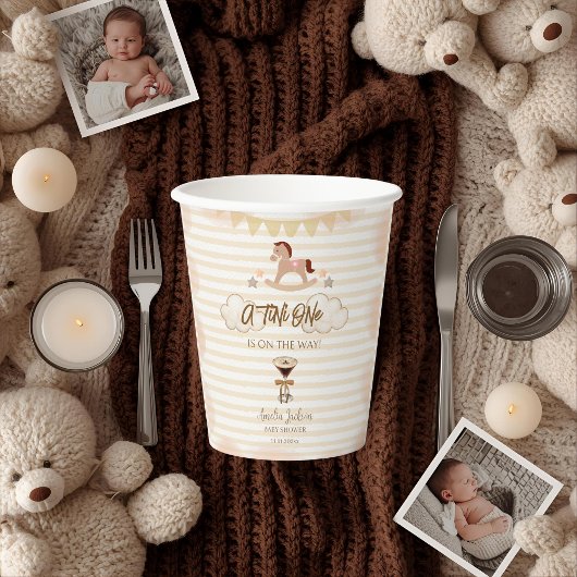 A Tini One On The Way Espresso Martini Baby Shower 紙コップ