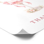 A Tini One Pink Bow Baby Shower Prayers for Baby ポスター (角)