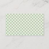 A Tini One Sage Green Bow Martini Books for Baby エンクロージャーカード (裏面)