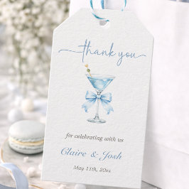 A Tini One Theme Boy Baby Shower Party Thank You ギフトタグ