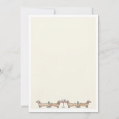 A Tini Weenie Bit Older Dachshund Martini Birthday 招待状 (裏面)