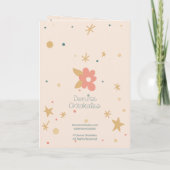 A Tiny Miracle A Huge Joy New Baby Congratulations カード (裏面)