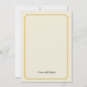 A Toast to Love Engagement Party Invitation 招待状 (裏面)