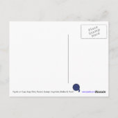 A*  Toon Kitty Siblings Business Card Postcard ポストカード (裏面)