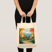 A tote bag with design トートバッグ (正面(商品))