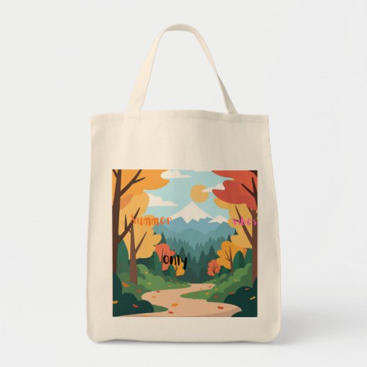 A tote bag with design トートバッグ (正面)