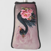A touch of rose and swan's glow. ゴルフヘッドカバー (回転90)