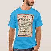 «À Tous les Français» Tシャツ (正面)