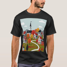 A town in nature tシャツ