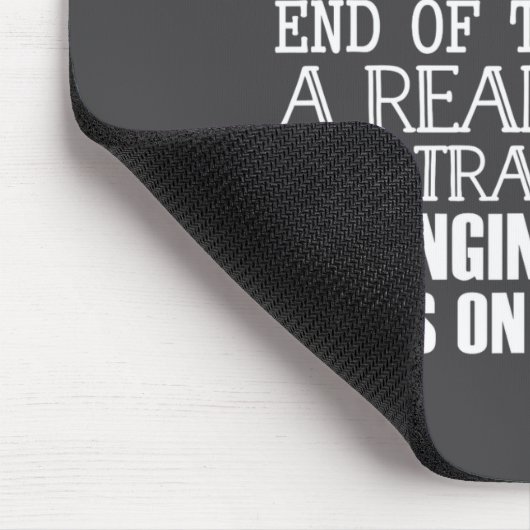 A Train Engineer And 3 Idiots Funny Joke  マウスパッド (コーナー)