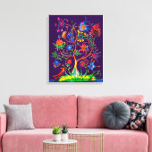 A tree of life キャンバスプリント (インサイチュ (リビング))