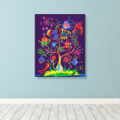 A tree of life キャンバスプリント (インサイチュ (ウッドフロア))