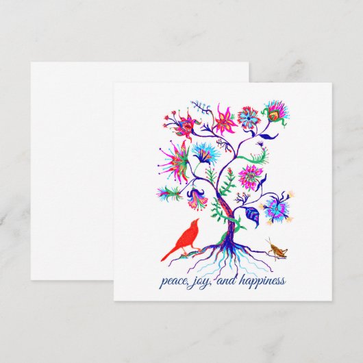 A tree of life 招待状 (正面/裏面)