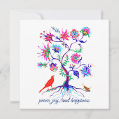 A tree of life 招待状 (正面)