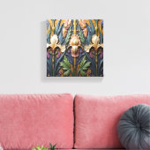 A Trio of Irises キャンバスプリント (インサイチュ (リビング))