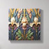 A Trio of Irises キャンバスプリント (正面)