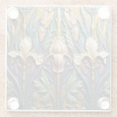 A Trio of Irises Coaster ガラスコースター (裏面)