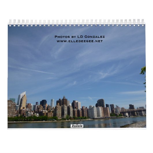 A Trip to New Yorkカレンダー カレンダー (裏面)