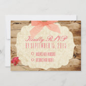 『A True Love Story』「RSVP」カード 招待状 (正面)