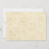 『A True Love Story』「RSVP」カード 招待状 (裏面)