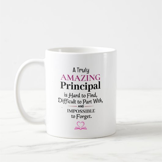 A Truly Amazing Principal コーヒーマグカップ (左)