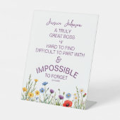 A Truly Great Boss Floral for Woman 台座サイン (正面)