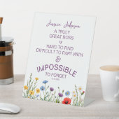 A Truly Great Boss Floral for Woman 台座サイン (インサイチュ)