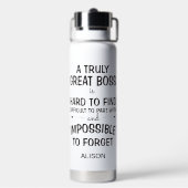 A truly great boss personalized mug ウォーターボトル (背面)