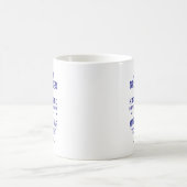 A Truly Great Boss Personalized Royal Blue コーヒーマグカップ (中央)