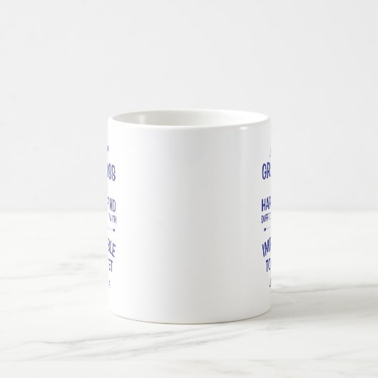 A Truly Great Boss Personalized Royal Blue コーヒーマグカップ (中央)