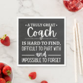 A Truly Great Coach is hard find スタンダードランチョンナプキン (インサイチュ)