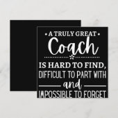 A Truly Great Coach is hard find セーブザデート (正面/裏面)