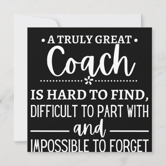 A Truly Great Coach is hard find セーブザデート (正面)