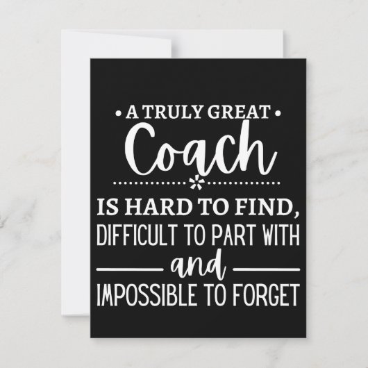 A Truly Great Coach is hard find セーブザデート (正面)