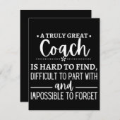 A Truly Great Coach is hard find セーブザデート (正面/裏面)