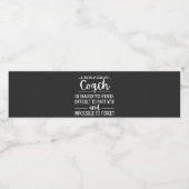 A Truly Great Coach is hard find ペットボトルラベル (シングルラベル)