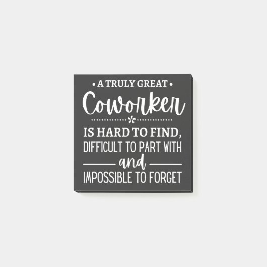 A Truly Great Coworker ポストイット (正面)