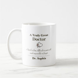 A Truly Great Doctor Appreciation Gift コーヒーマグカップ